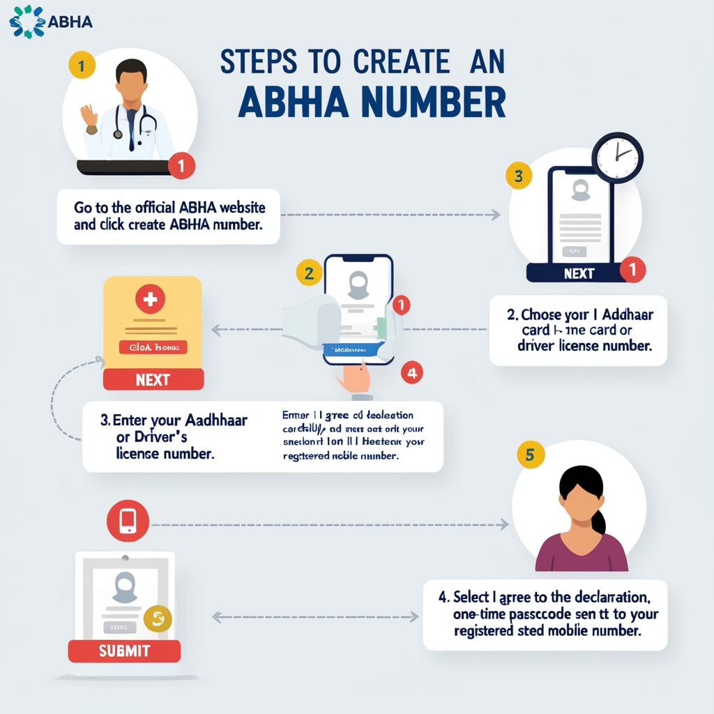 Steps to Create ABHA Card